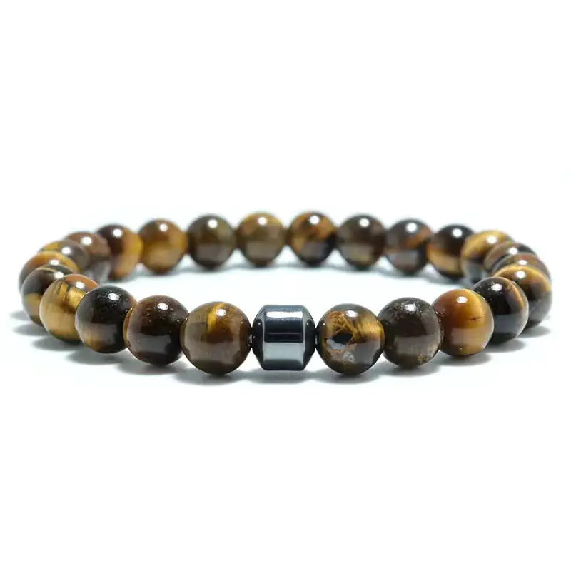 Natural Stone Beaded Bracelet