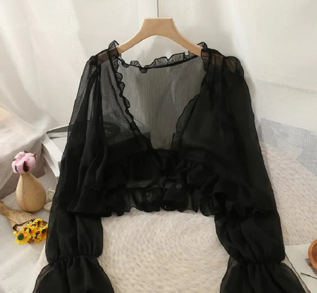 Chiffon V-Neck Grace