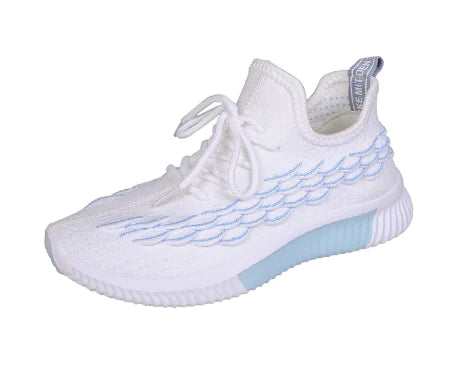 Men's Breathable Knit Sneakers - Trendy Casual Style