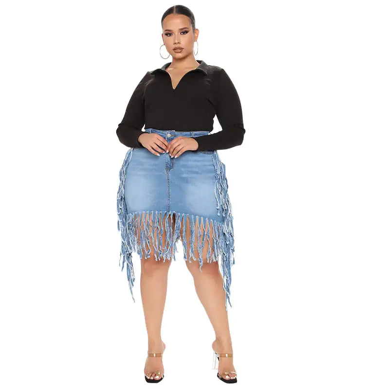 Fringe Denim Chic