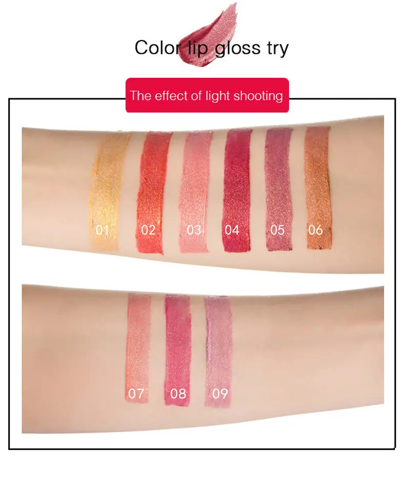 Shimmering Color-Changing Metallic Lipstick