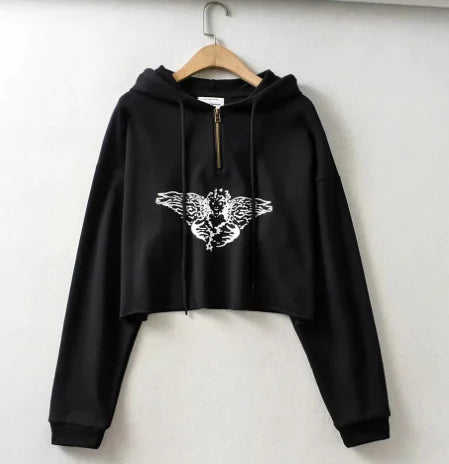 Angel Print Statement Hoodie