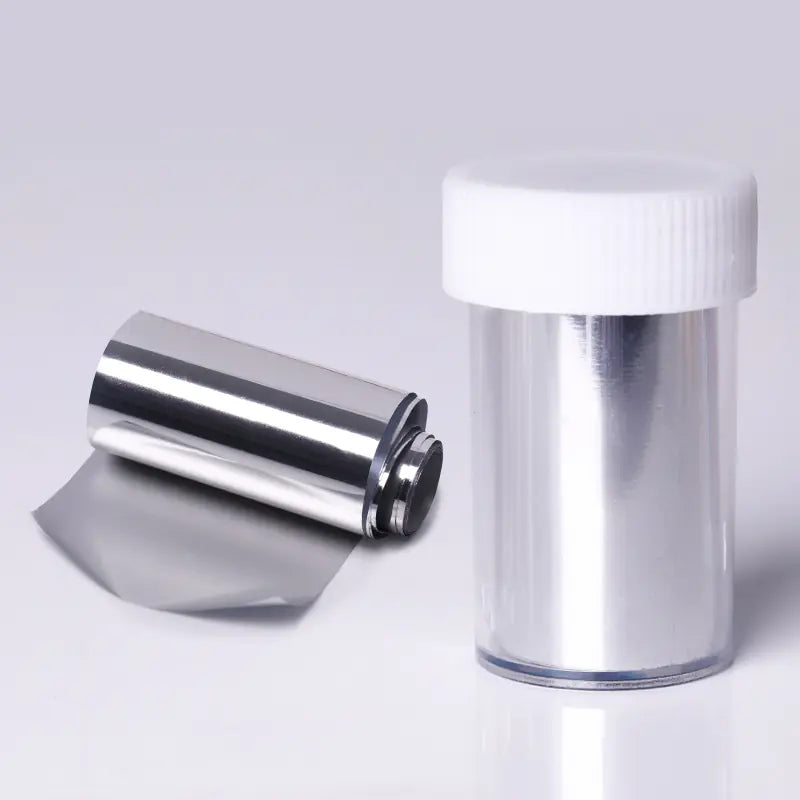 14-Color Metallic Nail Art Stickers with Starry Design