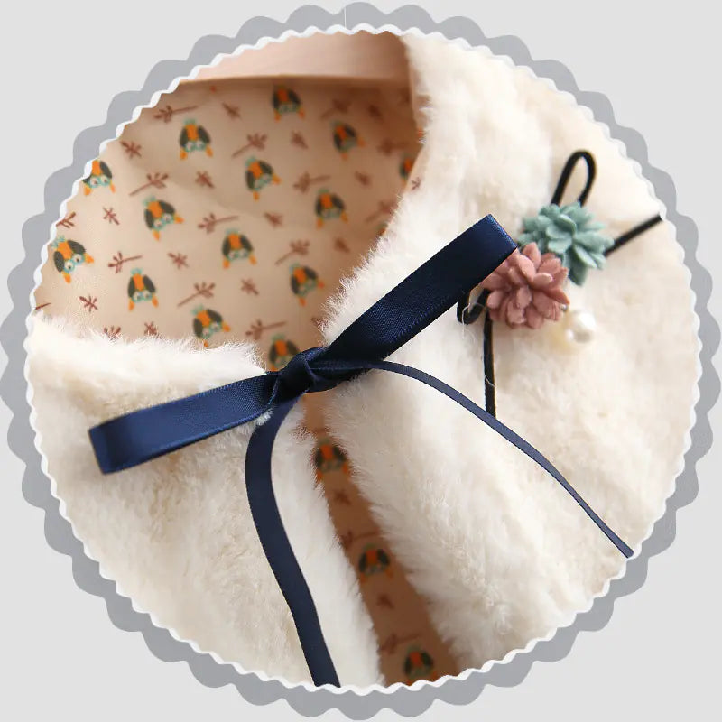 Girls' Floral Dress Set