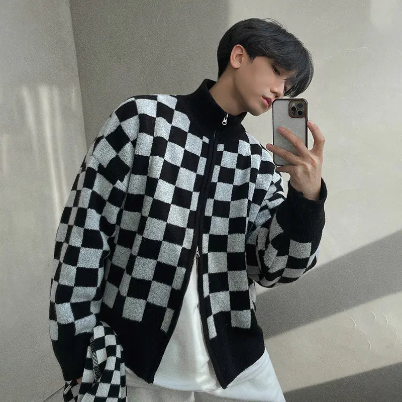 Checkerboard Sweater