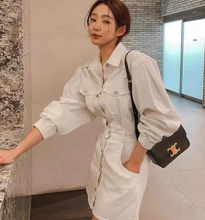 Soft Luxe Denim Dress