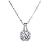 S925 Silver Pendant with Zirconia for Women