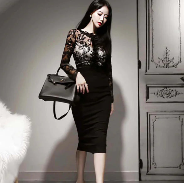 Lace Bodycon Dress