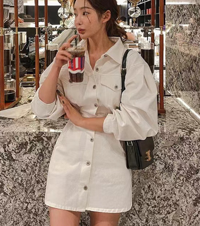 Soft Luxe Denim Dress