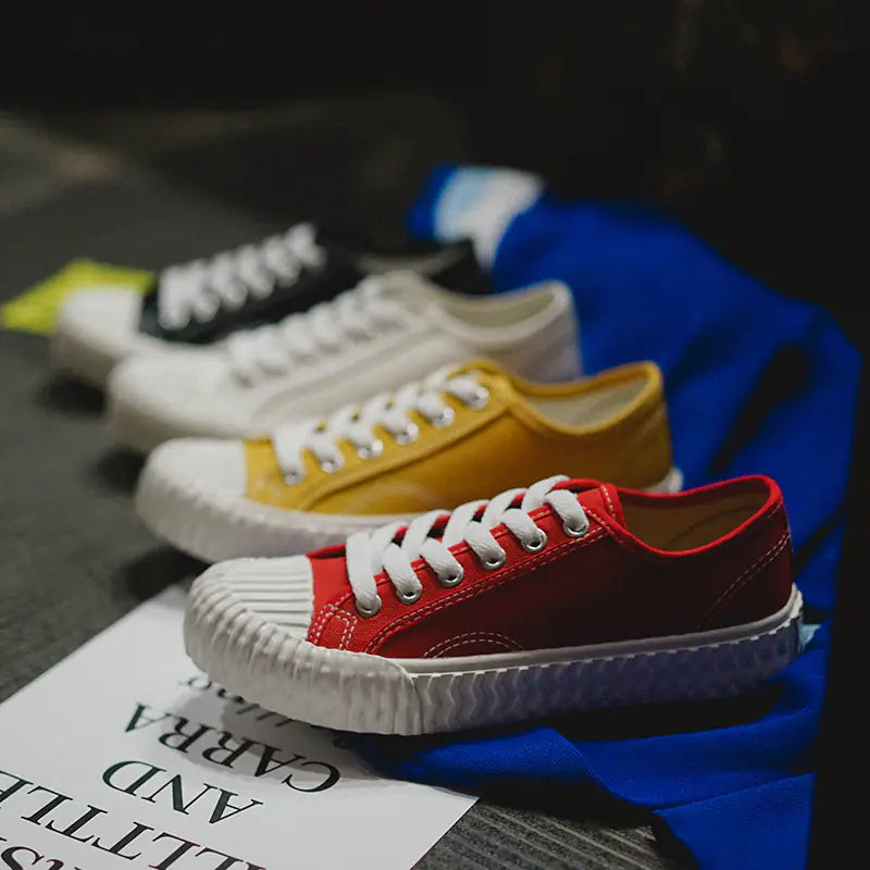 Korean Retro Canvas Low-Tops