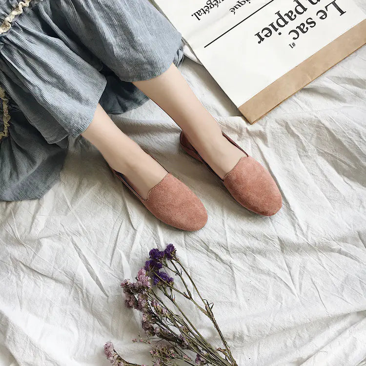 Women's Slip-On Flat Shoes, Easy Casual Footwear