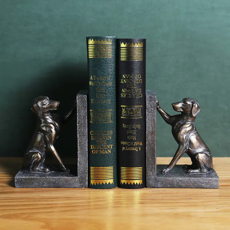 American Animal Bookends - Resin Craft Horse Decor