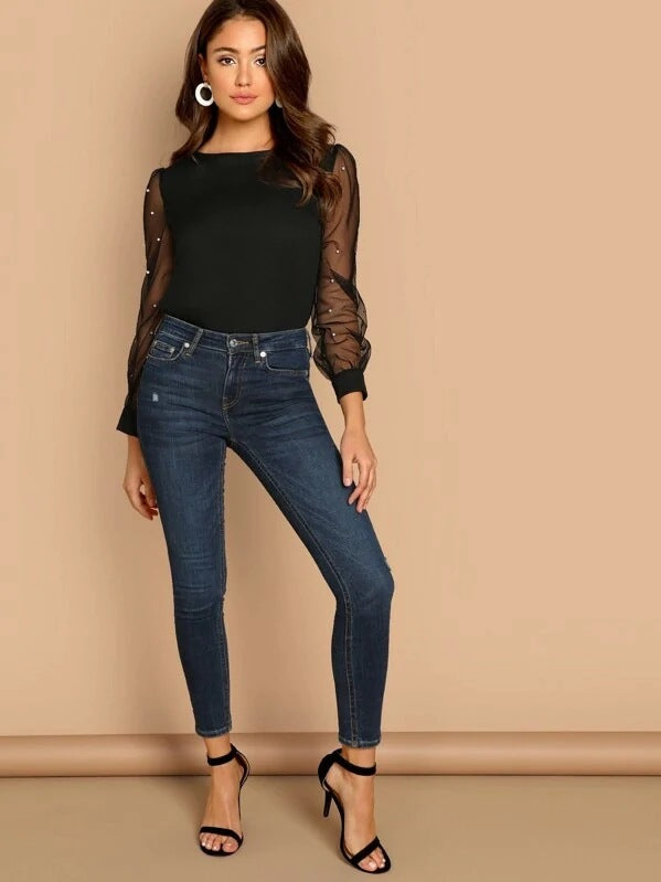 Celestial Contrast Top