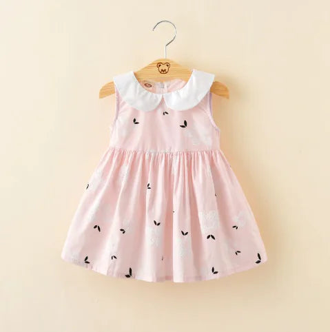 Charming Floral Sleeveless Dress