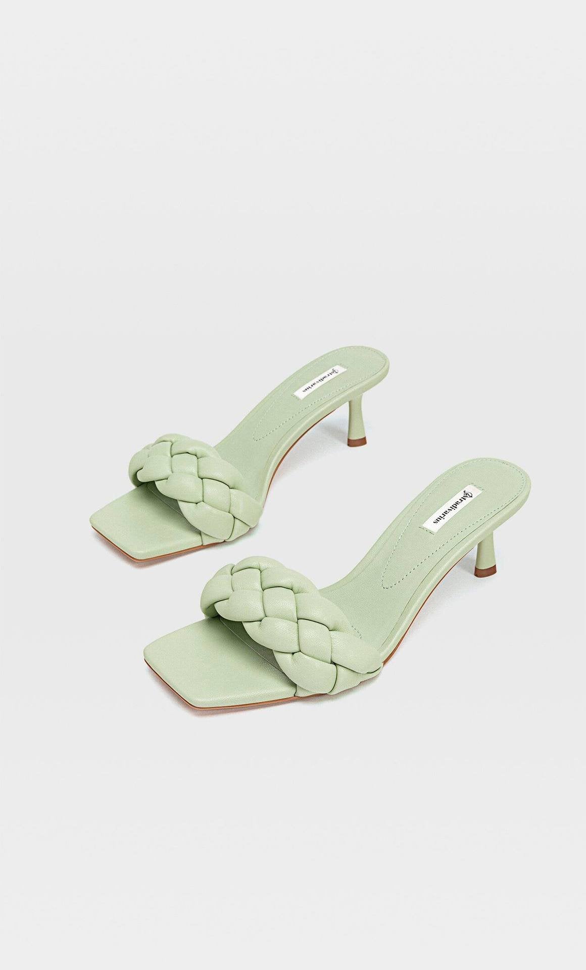 Square Open Toe High Heel Sandals