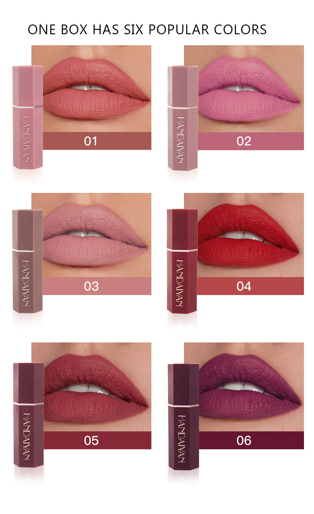 Matte Lipstick Gift Box Set