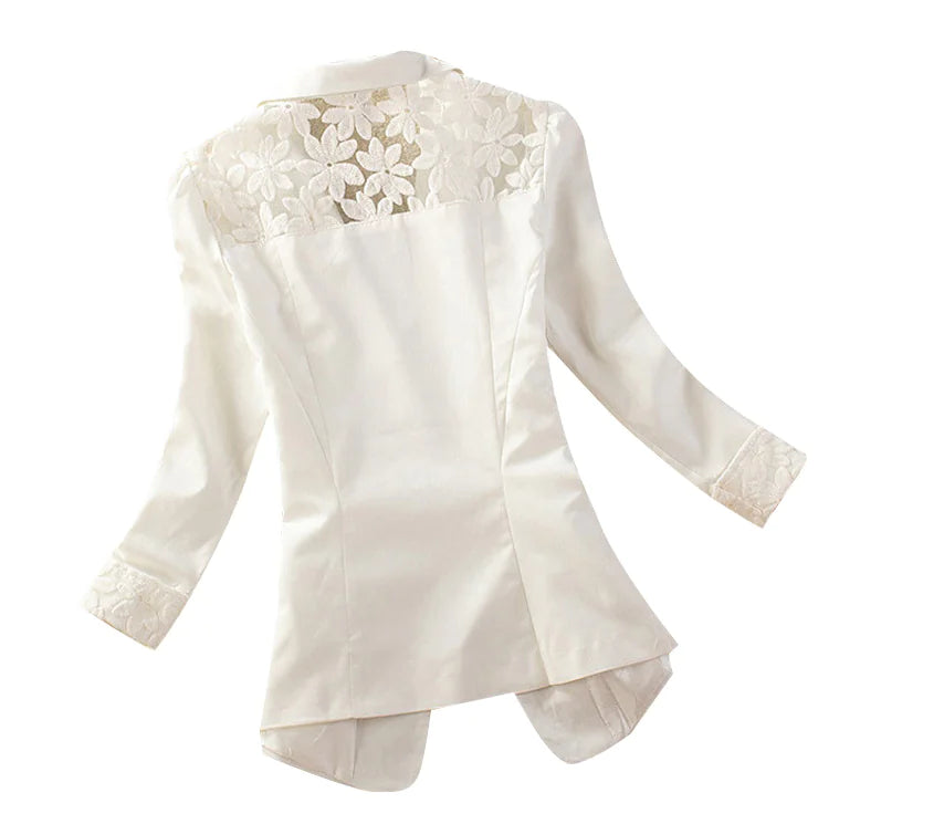 Lace Fusion Blazer