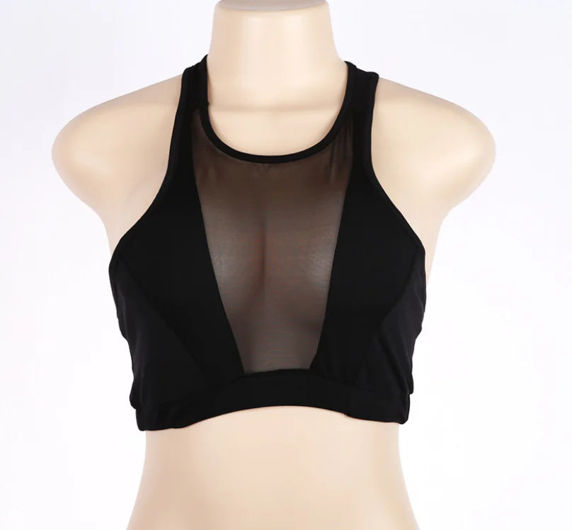 Lace Mesh Cutout Strapless Top for Women