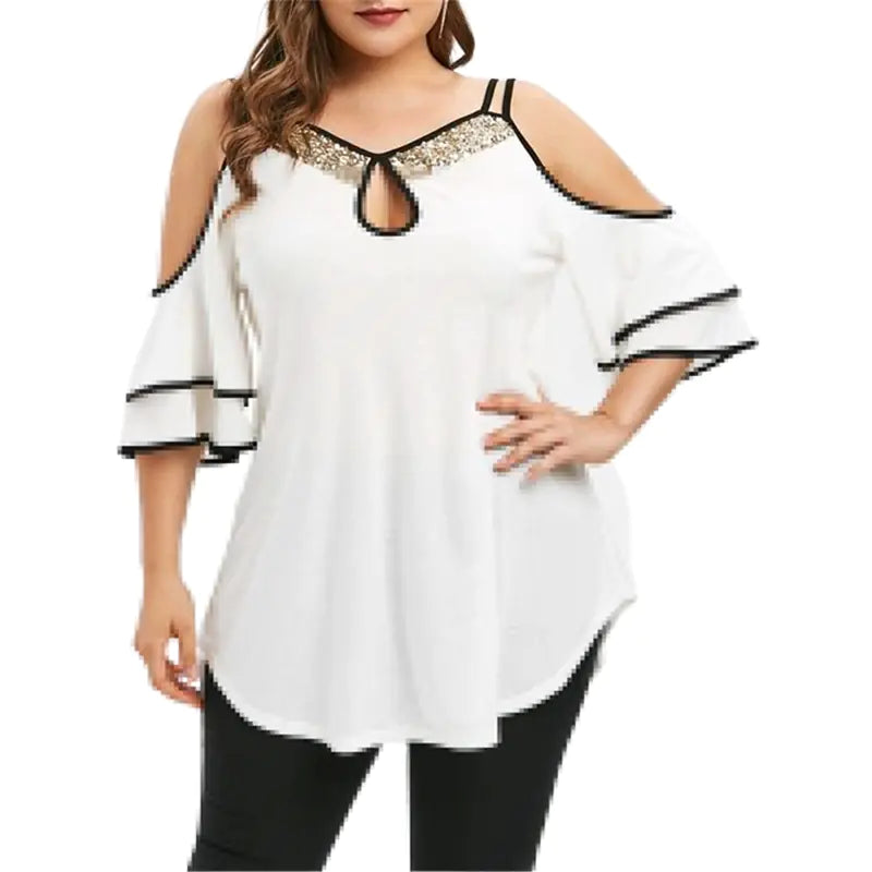 Strapless Casual Plus Size Top for Women