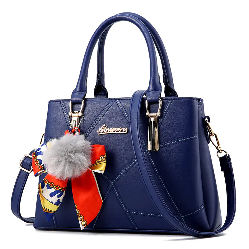 Ivory Mosaic Satchel