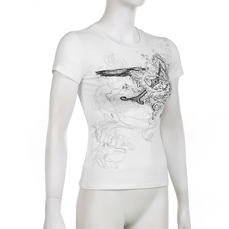 Abstract Collision Color Tee