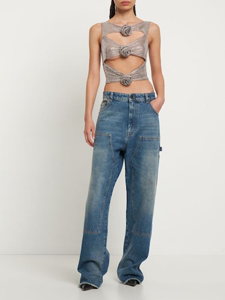 Flower Rhinestone Glamour