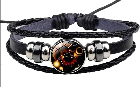Zodiac Bracelet for Men and Women - Glow in the Dark