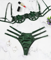 Two-Piece Cotton Blend Bikini Swimwear