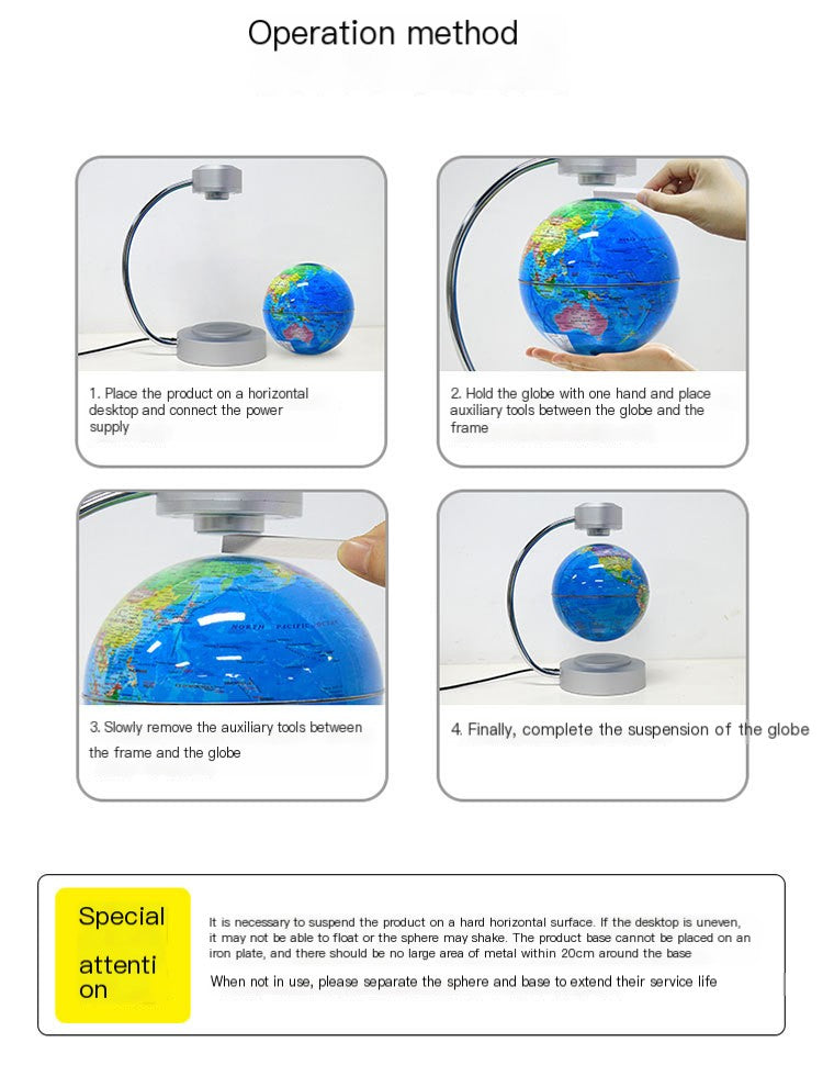 6-Inch Levitation Globe