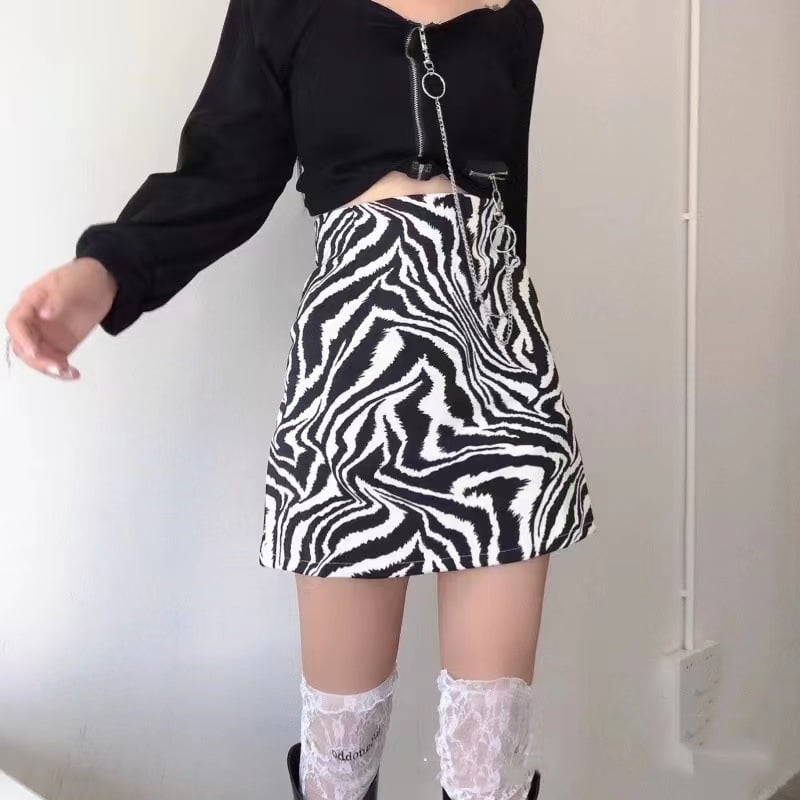 Zebra Pattern Hip Confidence