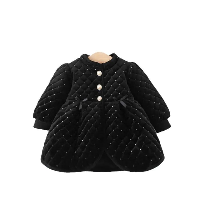 Korean Mid-length Padded Cardigan for Kids