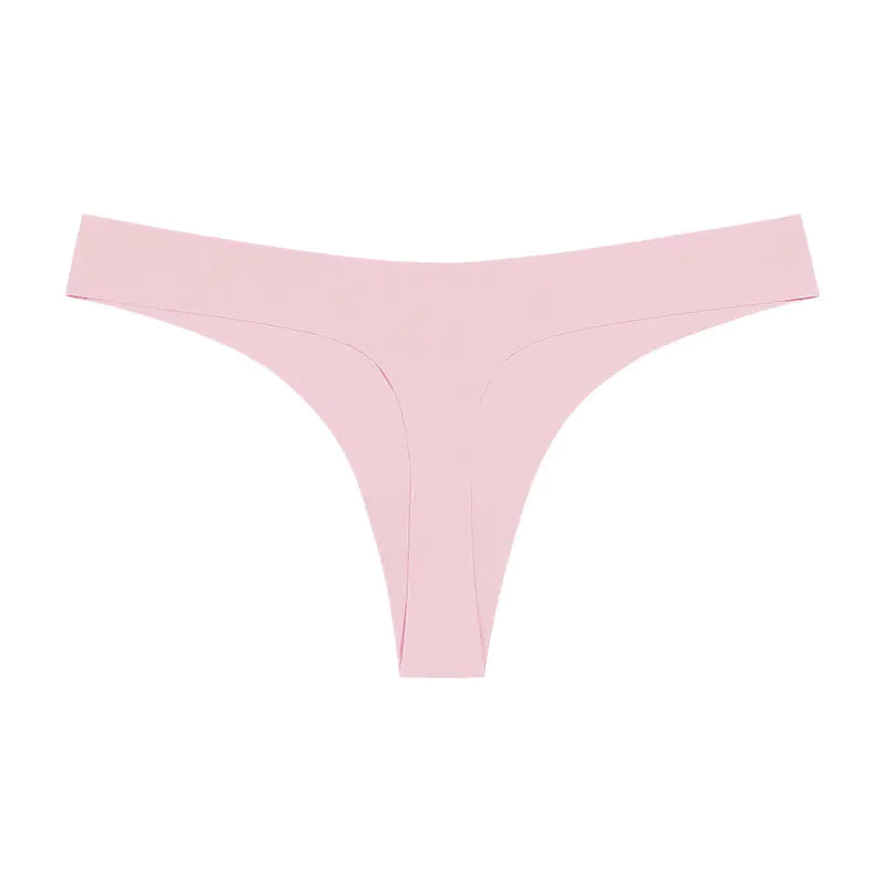 Seamless T-Back Women's Underwear with Cotton Crotch