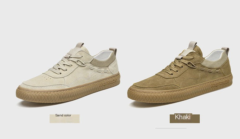 Retro Stylish Low-Top Suede Sneakers