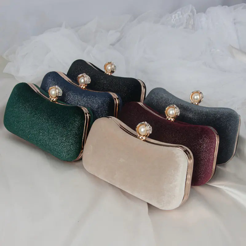 Verde Luxe Plush Contemporary Shoulder Bag