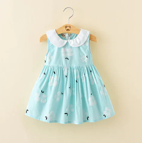 Charming Floral Sleeveless Dress