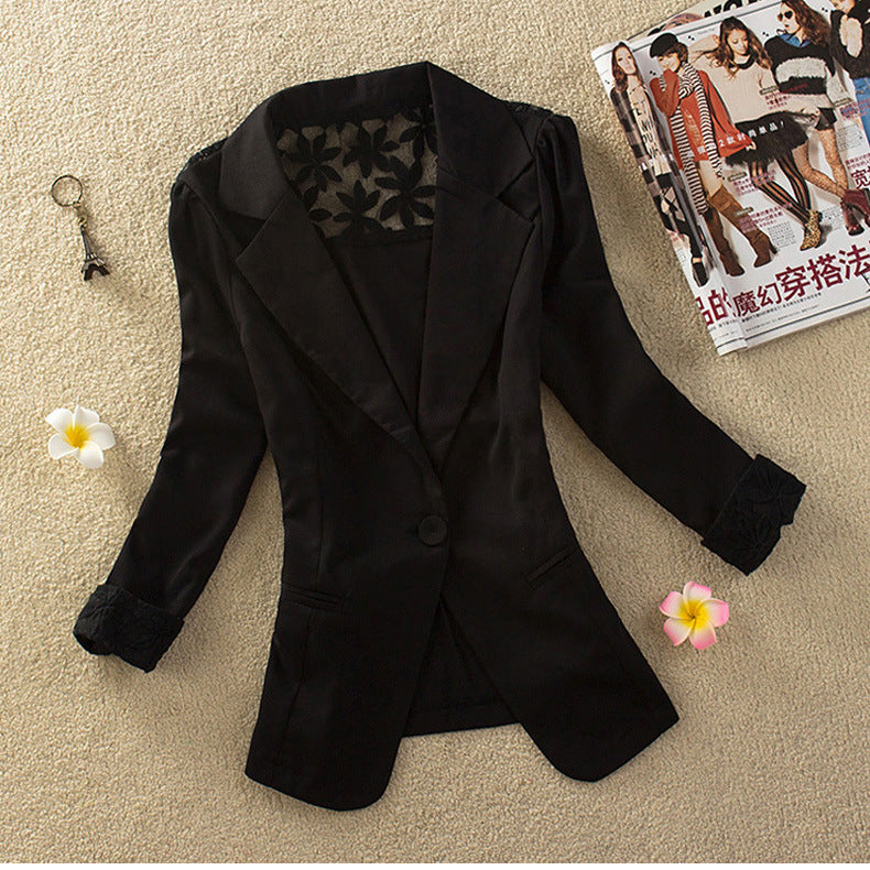 Lace Fusion Blazer