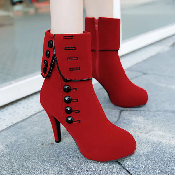 High-Heeled Ankle Boots