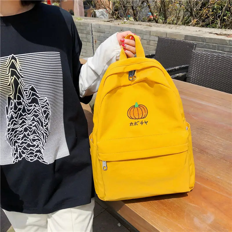 Nylon Waterproof Backpack with Design