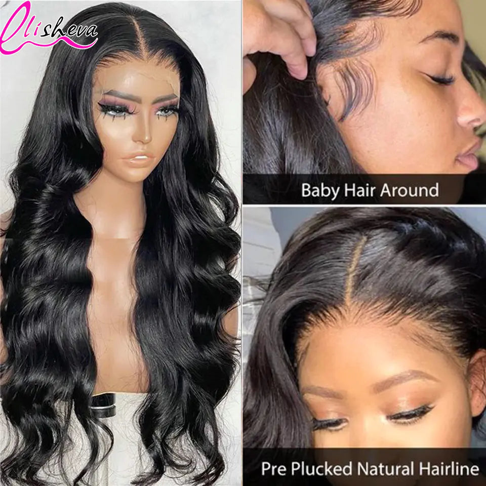 HD Transparent Lace Body Wave 13x4 Lace Front Wig