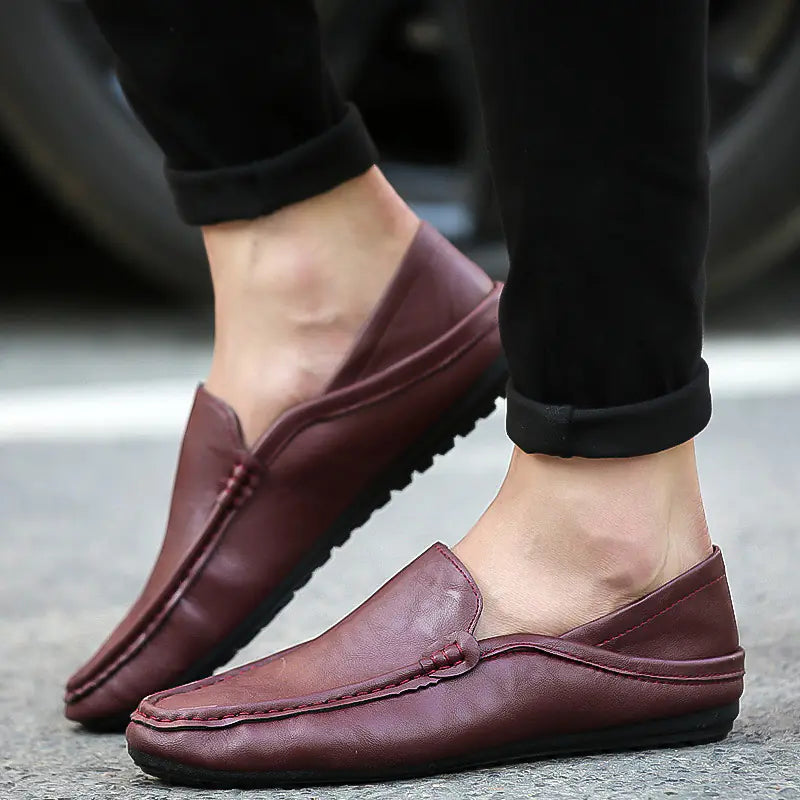 Men's Breathable Slip-On Loafers for Casual Comfort