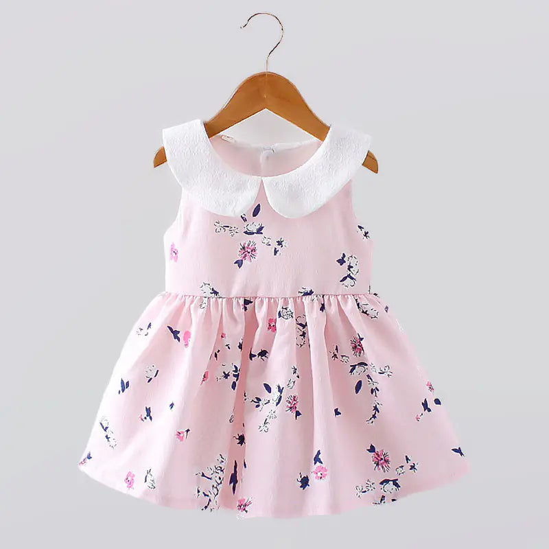 Charming Floral Sleeveless Dress