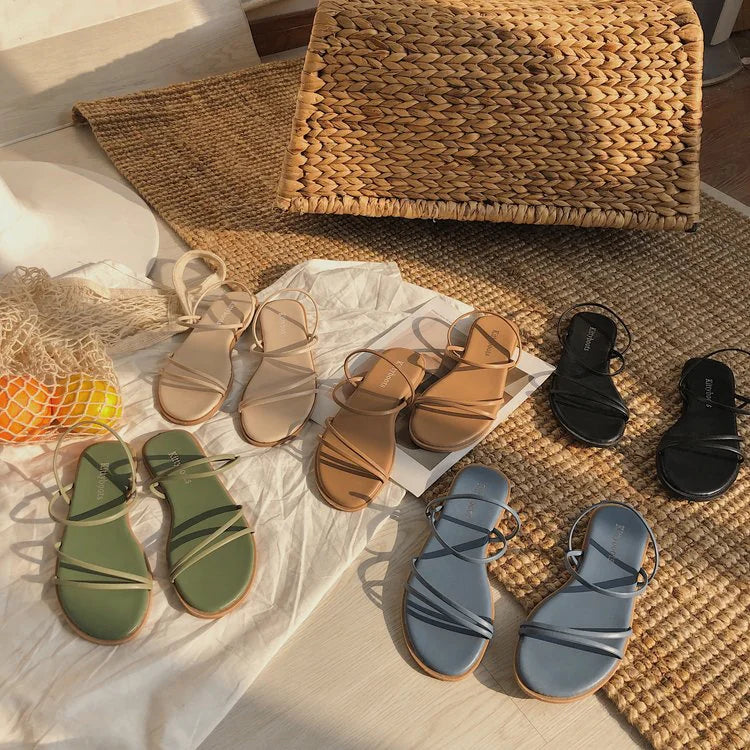 Flat Double Roman Sandals