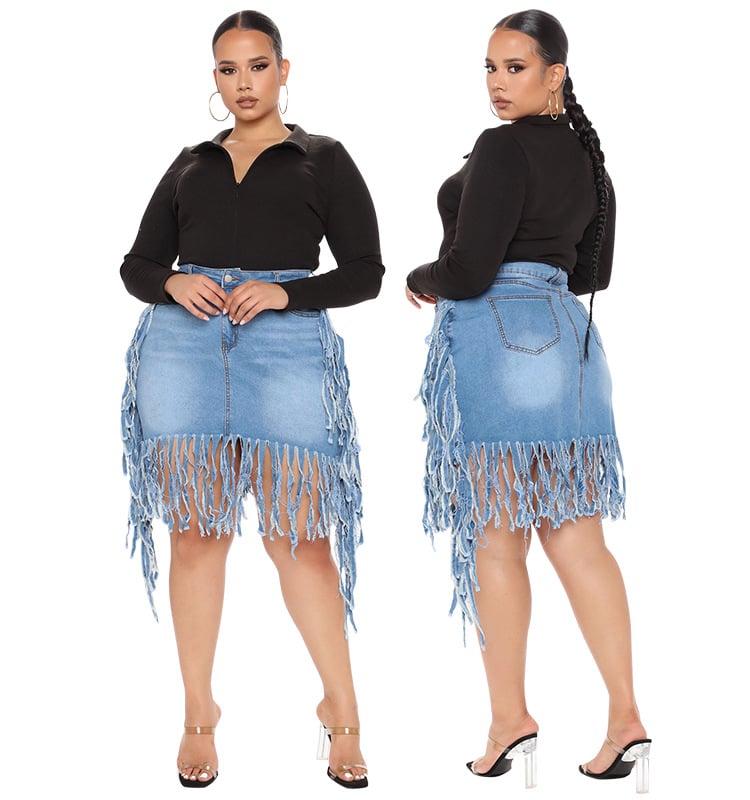 Fringe Denim Chic