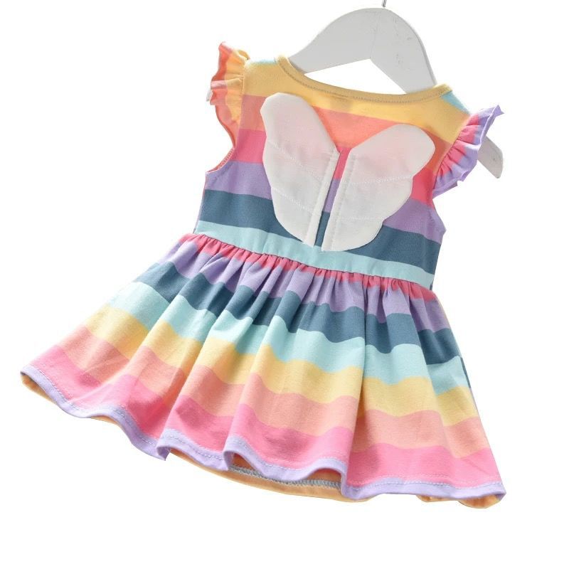 Sleeveless Rainbow Dress