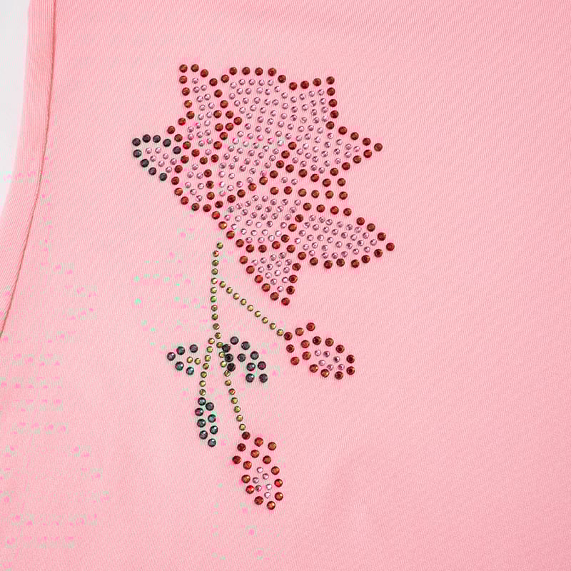 Rhinestone Bloom Dress