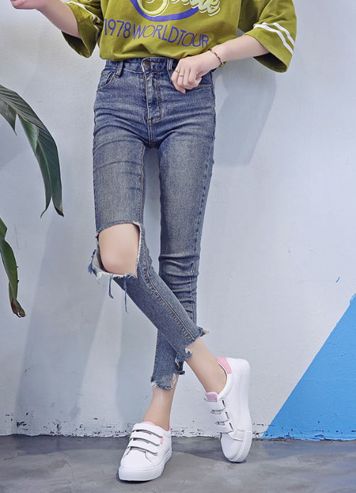 New Korean Style Casual White Sneakers for Girls