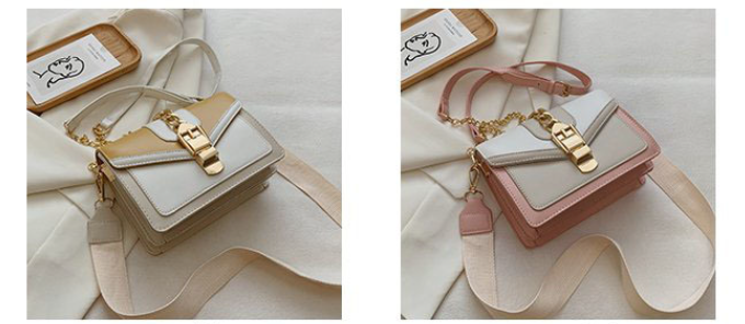 Rivet Detail Square Crossbody Bag
