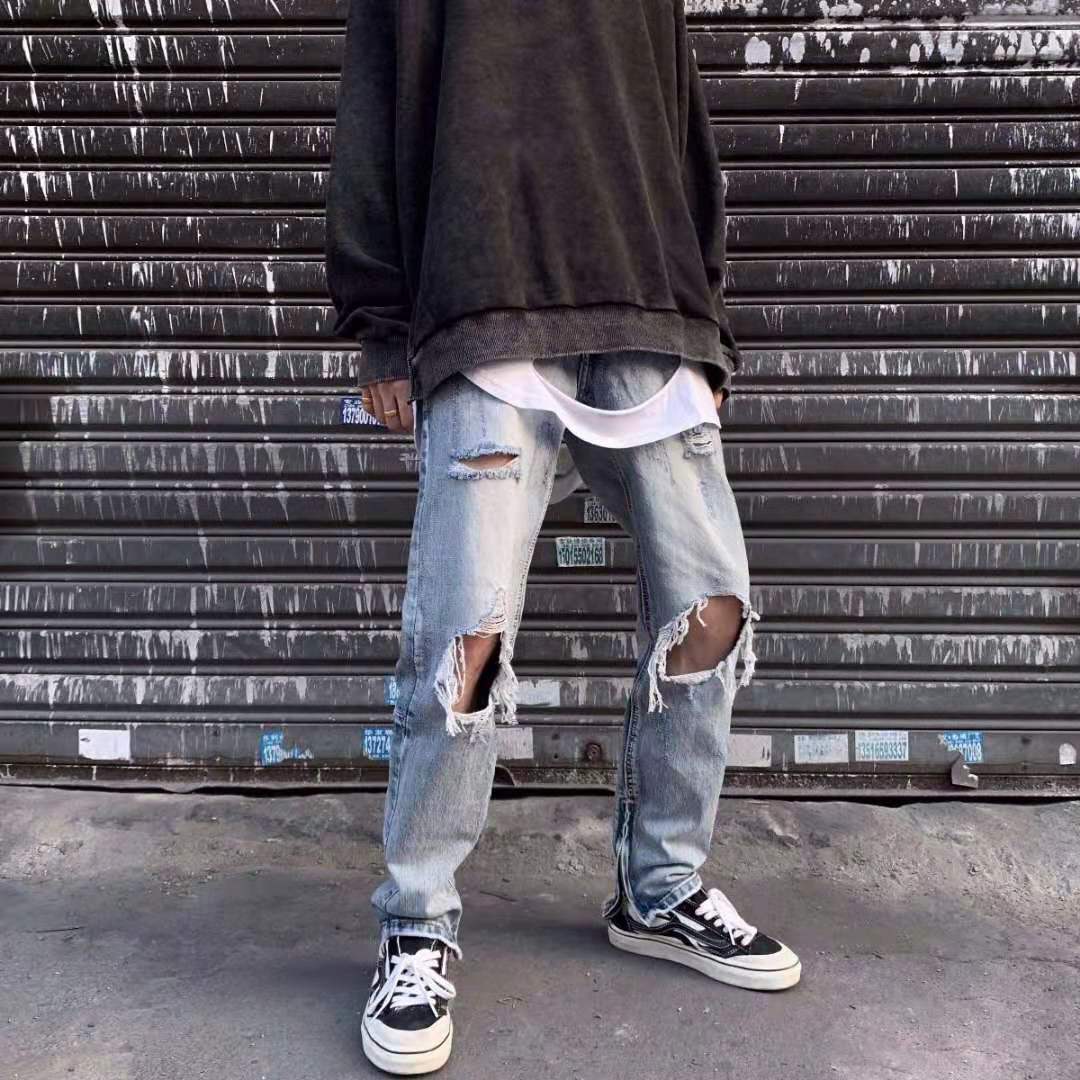 High Street Jeans with Holes