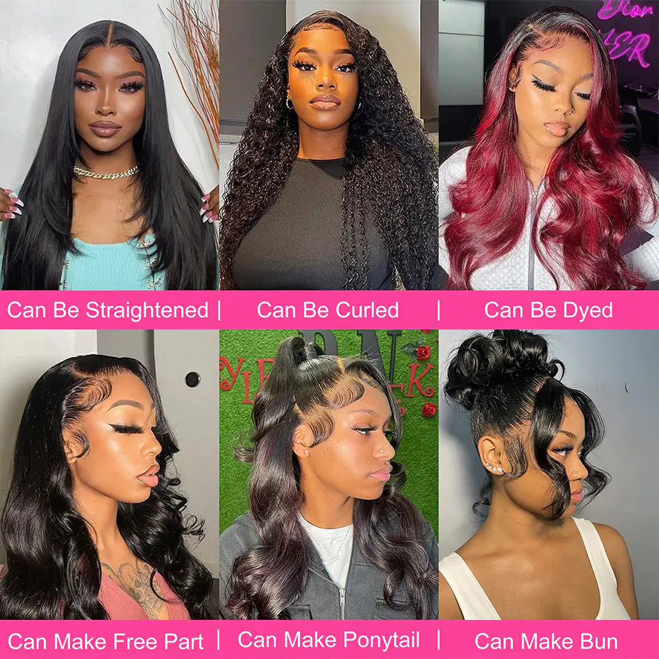 HD Transparent Lace Body Wave 13x4 Lace Front Wig
