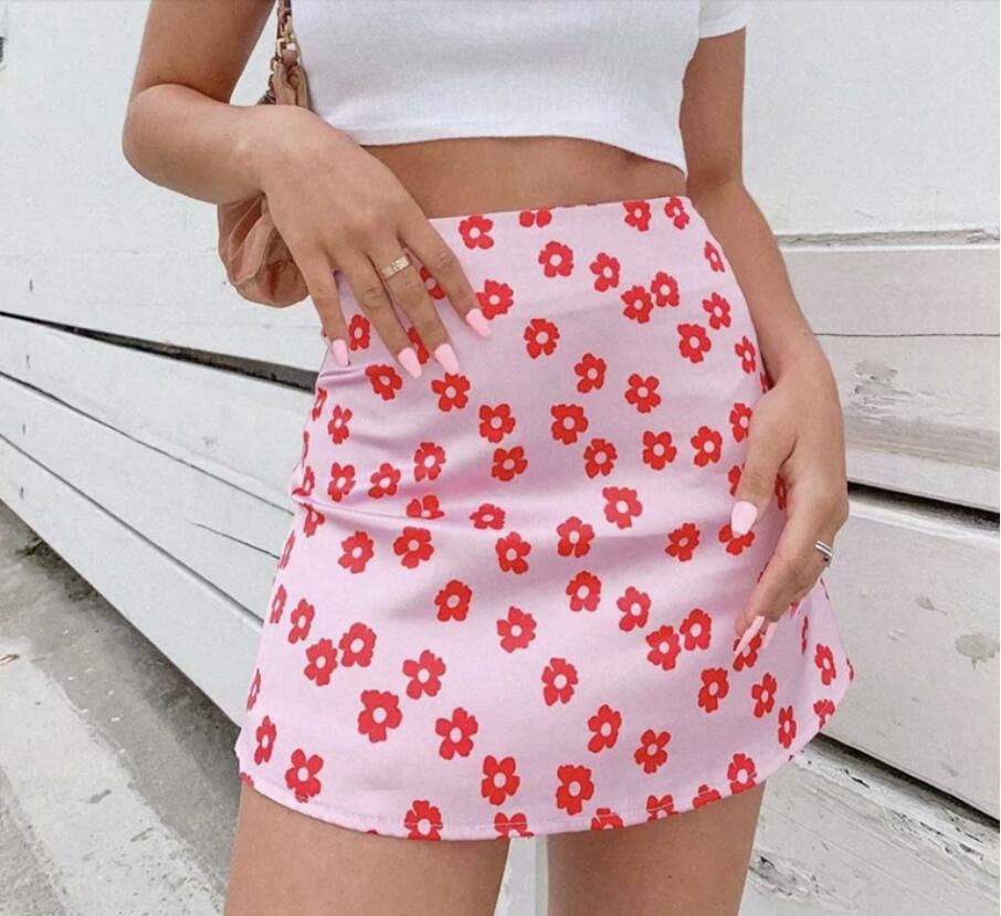 Street Hipsters with The Same Skirt